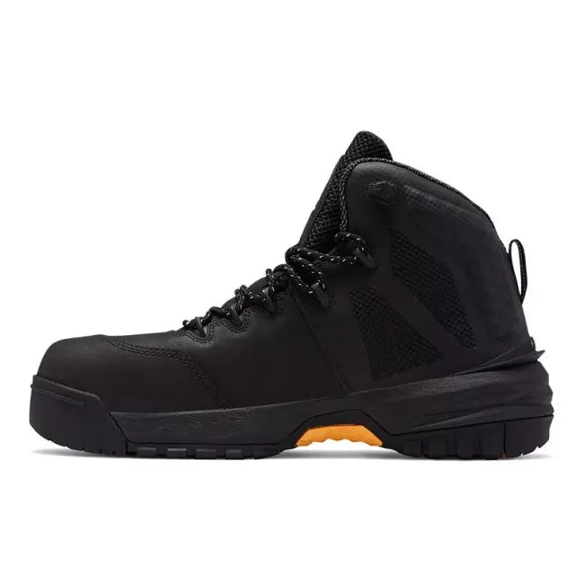 Medial side of New Balance 989 Composite Toe Work Boot in black