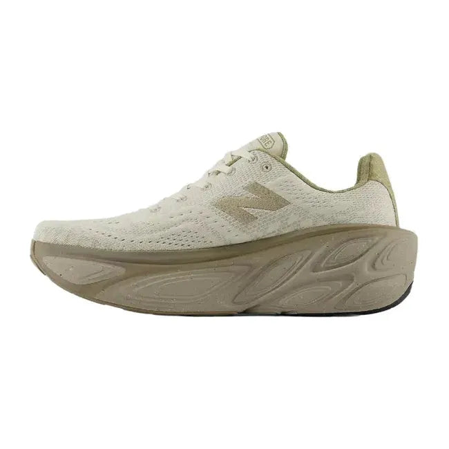 New Balance Men's Fresh Foam X More V5 Running Shoe Linen/Dark Stoneware/Mushroom MMORHL5