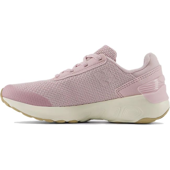 Medial side of New Balance Little Kids' Fresh Foam 1440 V1 Running Shoe in Twilight Haze Pink