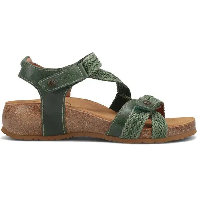 Taos Women's Trulie Sandal Green TRU-16406-GRN