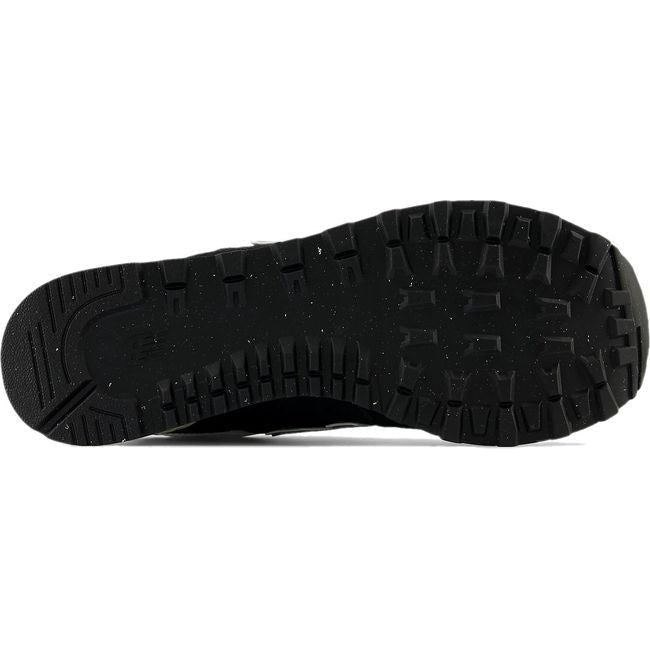 New Balance Unisex 574 Lifestyle Shoe Black/White/Marsh Green U574RBG