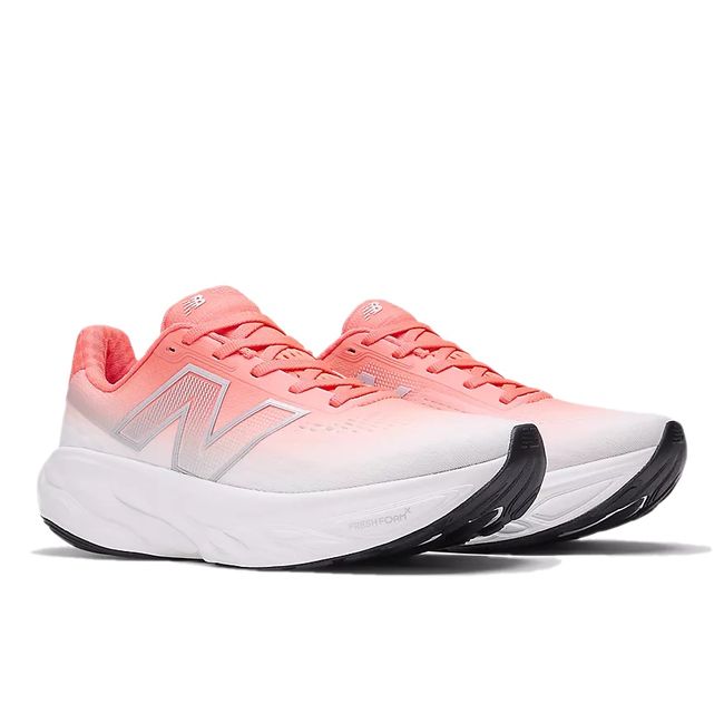 Pair of Fresh Foam Women's New Balance 1080 X V14 Running Shoes in Urgent Red