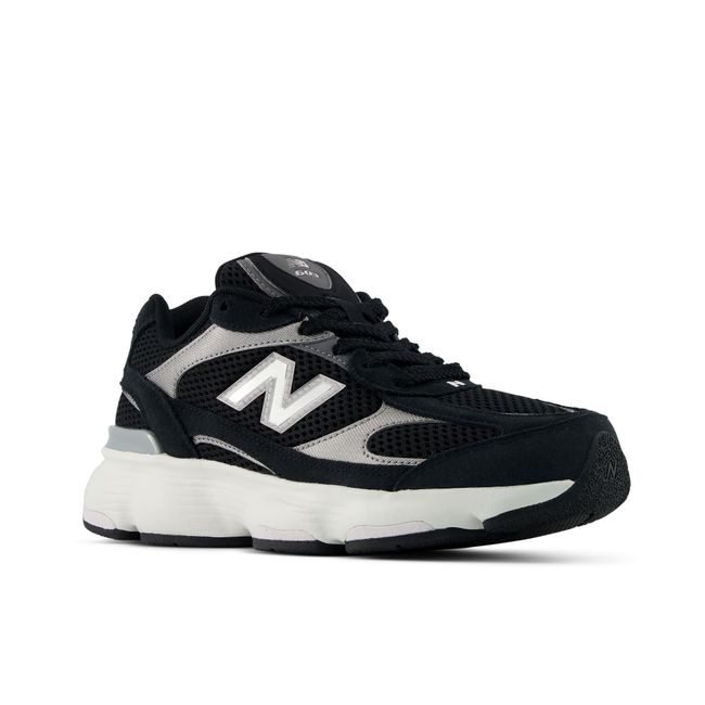 New Balance 603 sneakers in black, top-down pair view.