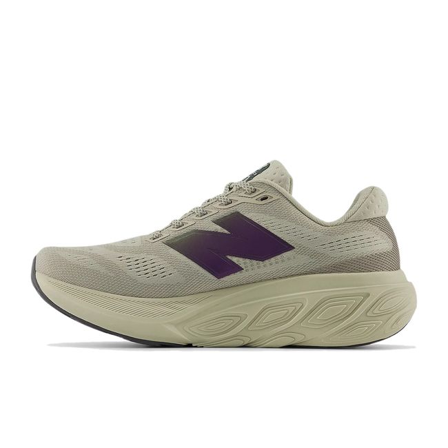 Medial side of New Balance Women's Fresh Foam 880 V15 Running Shoe in Shipyard Beige