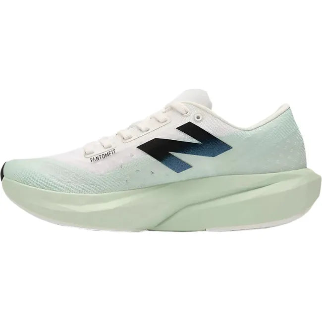Medial side of New Balance Women's FuelCell Rebel V4 Running Shoe in clay ash green
