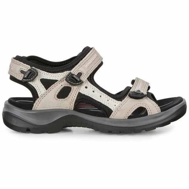 ECCO Women's Yucatan Cushioned Walking Sandal Nubuck Leather ECCO FOOTWEAR Roderer Shoe Center