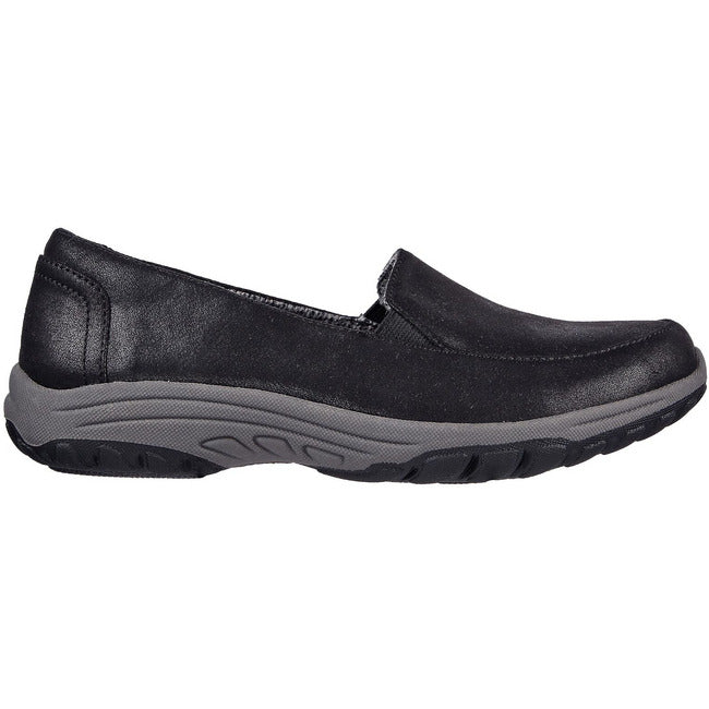Skechers Women's Reggae Fest 2.0 Slip On Shoe Black 158385-BLK