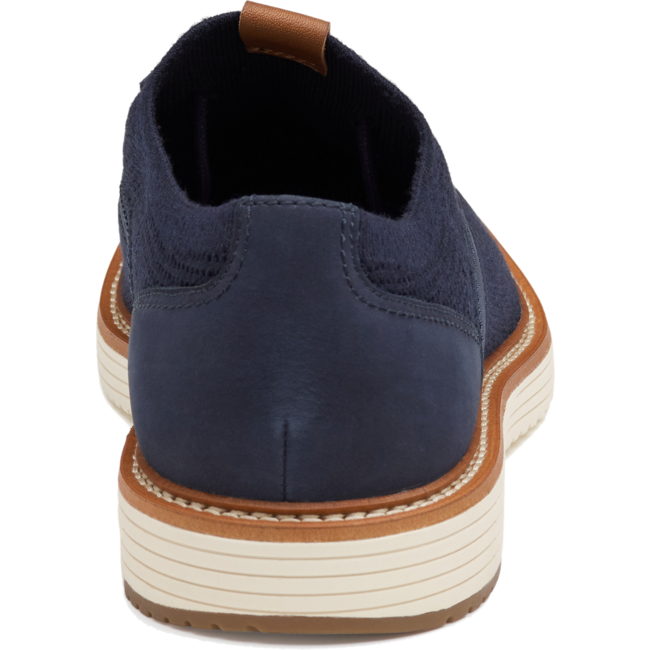 Johnston & Murphy Men's Upton Knit Plain Toe Dress Shoe Navy Knit 20-5359