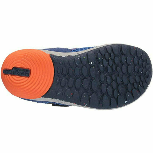 Merrell Kids Bare Steps H20 Flexible Sneaker (Infant/Toddler) Blue MERRELL FOOTWEAR Roderer Shoe Center