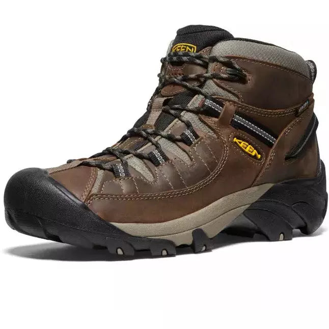 Keen Men's Targhee II Mid Waterproof Hiking Boot SHITAKE/BRINDLE 1008418/1012126