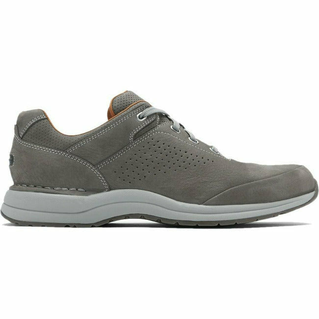 Rockport Men's Edge Hill II Comfort Casual Lace Up Breen Nubuck ROCKPORT FOOTWEAR Roderer Shoe Center