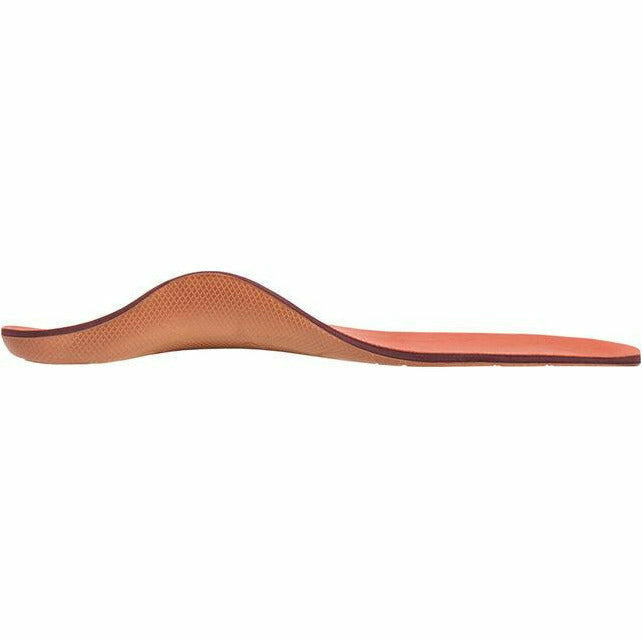 Medial side of Aetrex Women's L2320 Premium Memory Foam Orthotic showing arch support