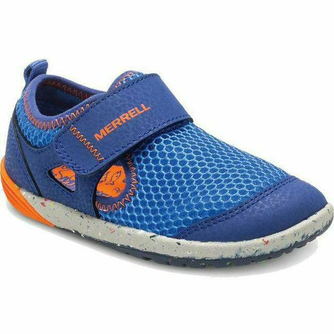 Merrell Kids Bare Steps H20 Flexible Sneaker (Infant/Toddler) Blue MERRELL FOOTWEAR Roderer Shoe Center