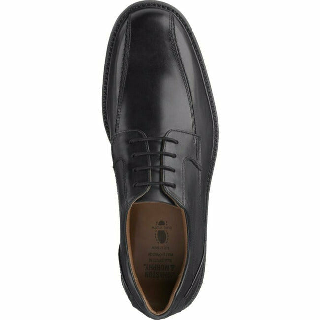 Johnston & Murphy Men's XC4 Stanton Run-Off Dress Shoe Black Waterproof Full Grain 20-8991