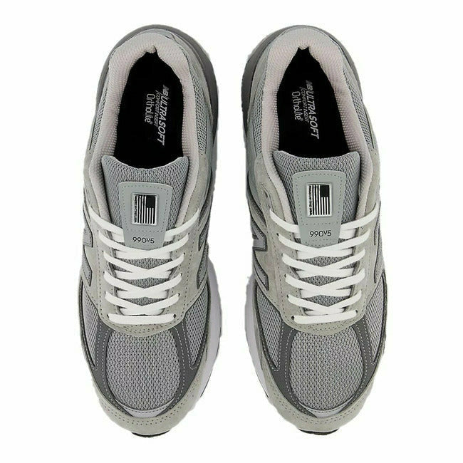 New Balance 990 Mens Made in USA Walking and Running Shoe Grey 990GL5 NEW BALANCE FOOTWEAR Roderer Shoe Center